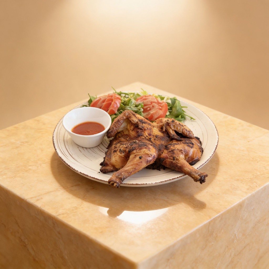 Roasted Crispy Quail